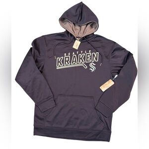 Seattle Kraken NHL Hoodie Medium New With Tags Hockey Pullover Mens